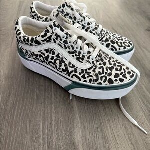 Vans leopard color changing platform sneaker